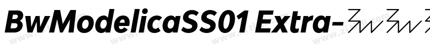 BwModelicaSS01 Extra字体转换